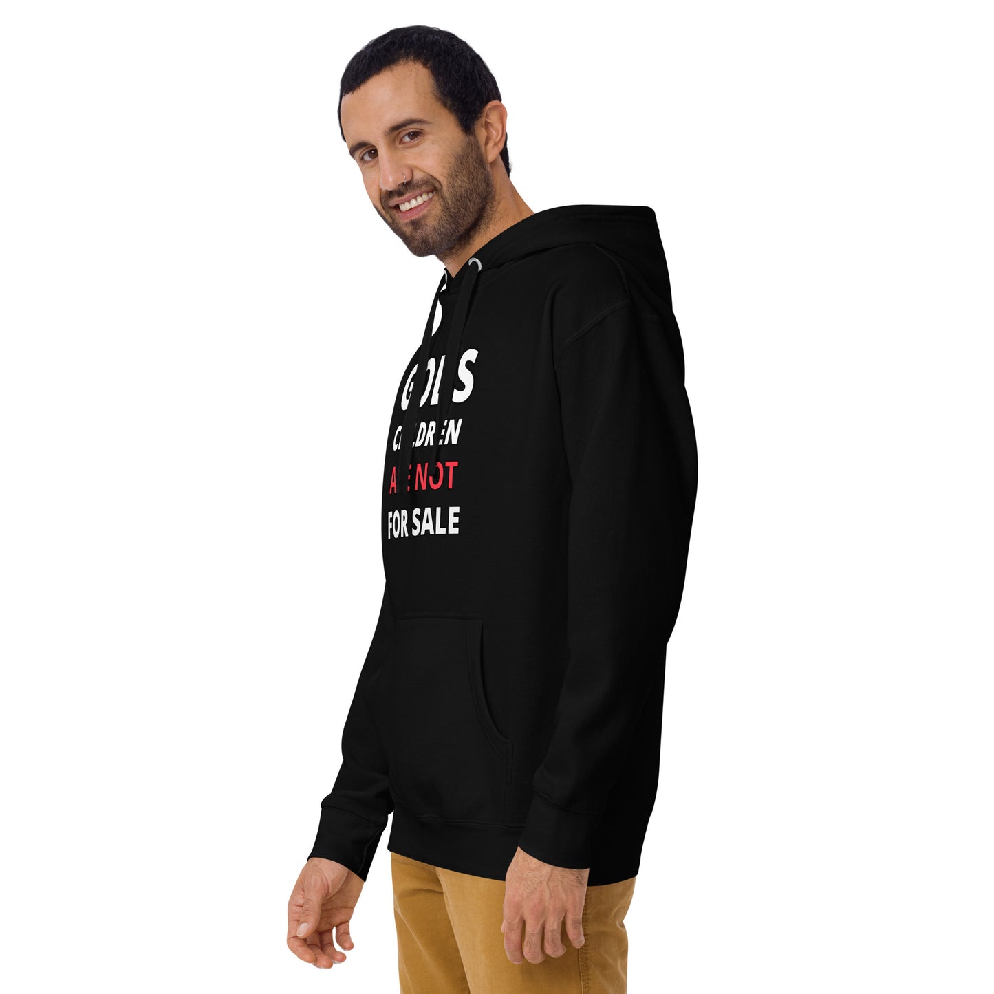 π Gods Children are NOT for Sale | Text inspired Adult Unisex Hoodie