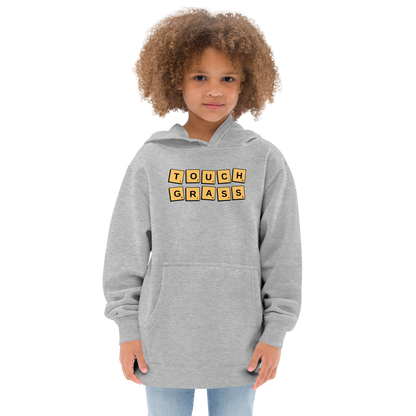 Aicethegamer First Collection | Touch Grass Unisex Kids Fleece Hoodie