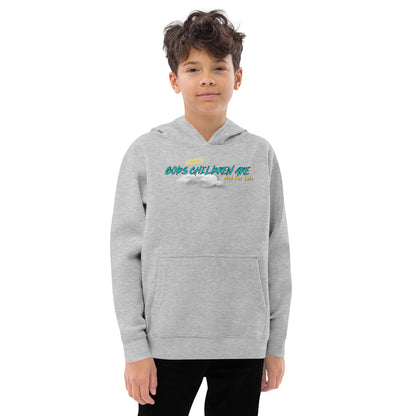 Gods children not for sale | Cloud Inspired Kids fleece hoodie