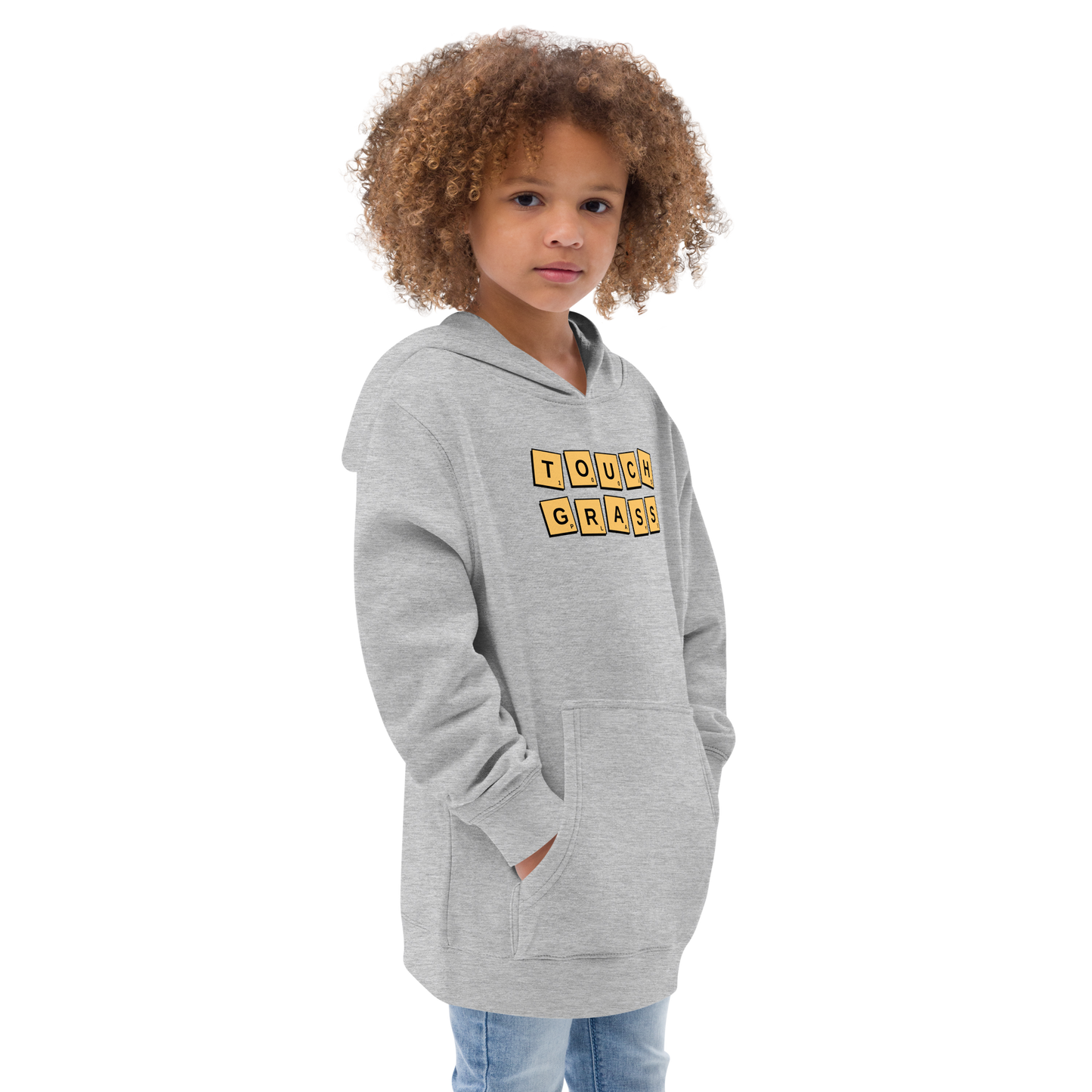 Aicethegamer First Collection | Touch Grass Unisex Kids Fleece Hoodie