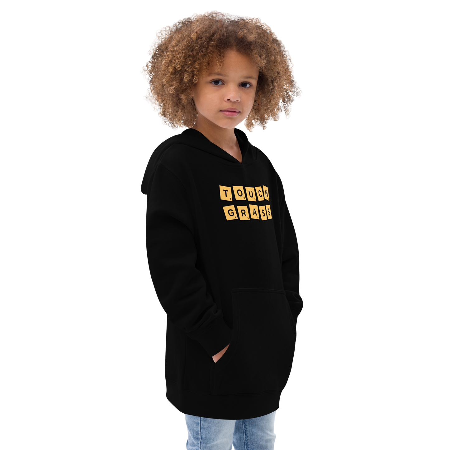 Aicethegamer First Collection | Touch Grass Unisex Kids Fleece Hoodie