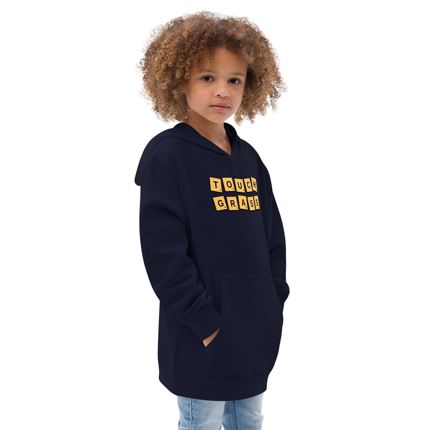 Aicethegamer First Collection | Touch Grass Unisex Kids Fleece Hoodie