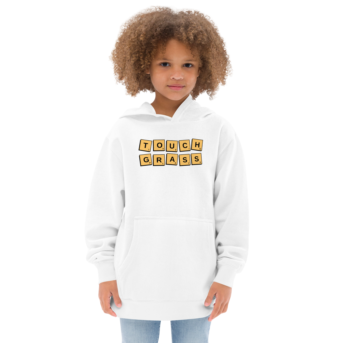 Aicethegamer First Collection | Touch Grass Unisex Kids Fleece Hoodie