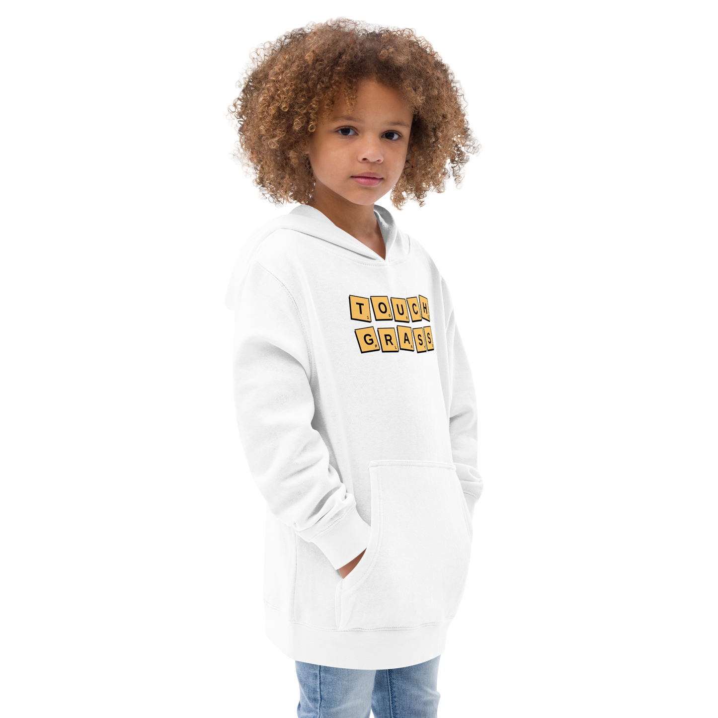 Aicethegamer First Collection | Touch Grass Unisex Kids Fleece Hoodie